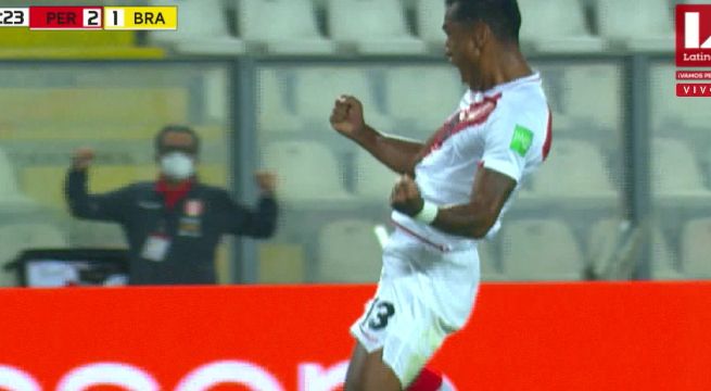 Renato Tapia anota el segundo gol de Perú y lo pone adelante sobre Brasil  