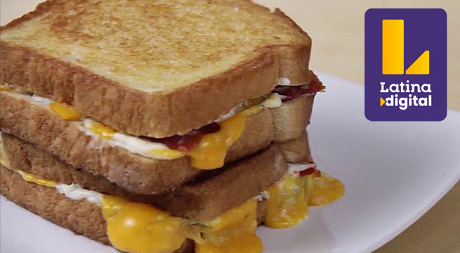 Mira cómo preparar un delicioso ‘Sandwich de tocino y crema de queso picante’ - Latina Digital