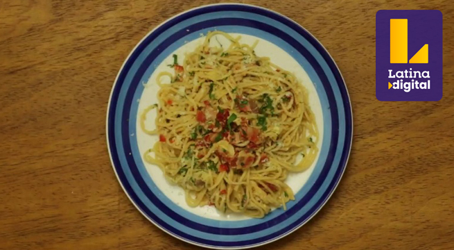 Mira cómo preparar un delicioso ‘Spaguetti a la carbonara’ [Video] - Latina Digital