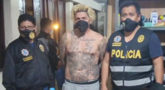 Capturan a presunto integrante de la Mara Salvatrucha en Breña [VIDEO]
