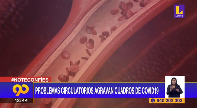 #Covid19: Problemas circulatorios agravan cuadros de coronavirus
