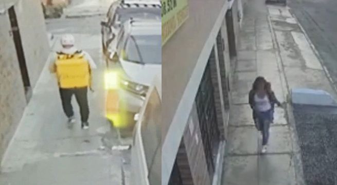 Falso repartidor sorprende a mujer y le roba en una tienda [Video]