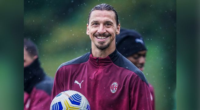 Ibrahimovic se recuperó del Covid-19 y ya está listo para jugar