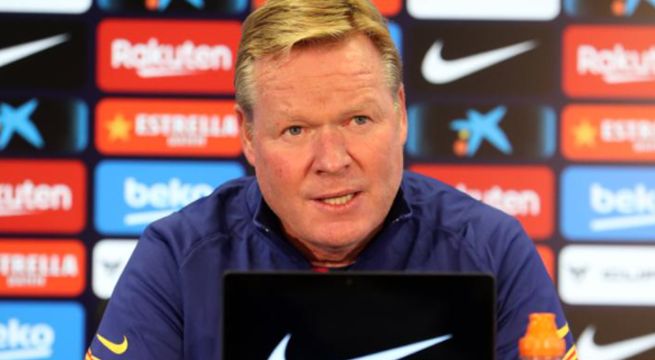 Ronald Koeman cree que Barcelona no está entre los favoritos para ganar la Liga de Campeones
