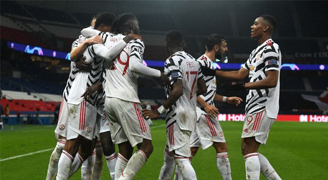 Manchester United logró vencer al PSG el inicio de la Champions League 2020-21