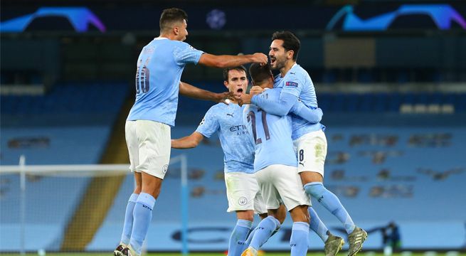 Manchester City arranca con buen pie en la Champions League 2020-21