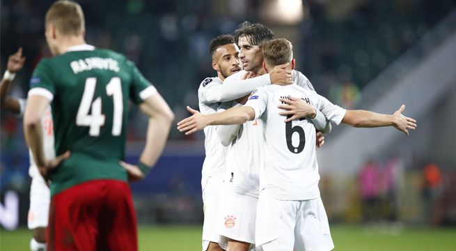 Bayern Múnich continúa a paso firme en la Champions League