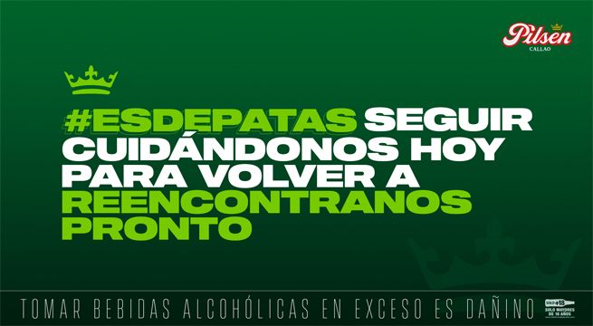 #EsdePatas”: La campaña de Pilsen Callao para hacer reflexionar a los jóvenes en la pandemia
