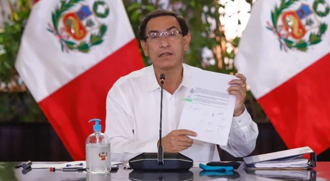 Vizcarra anunció prórroga del estado de emergencia hasta fines de noviembre [VIDEO]