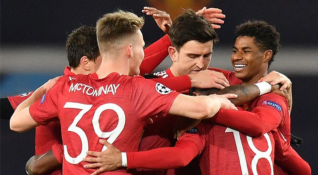 Manchester United aplasta al RB Leipzig y sigue a paso firme en la Champions League