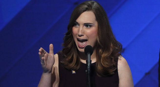 Sarah McBride se convirtió en la primera senadora estatal trans de EEUU