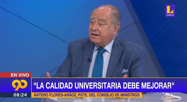 Ántero Flores-Aráoz: “Necesitamos arreglar el sistema antes de crear más universidades” [VIDEO]