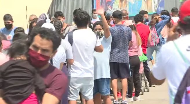 San Miguel: familias realizaron largas colas para ingresar al Parque de las Leyendas