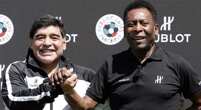 Pelé y su sentido mensaje tras la muerte de Maradona