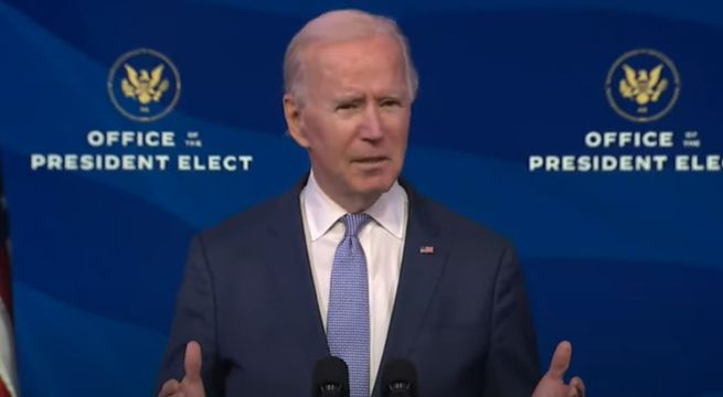 Biden dice que Trump debe instar a sus seguidores a poner fin al 