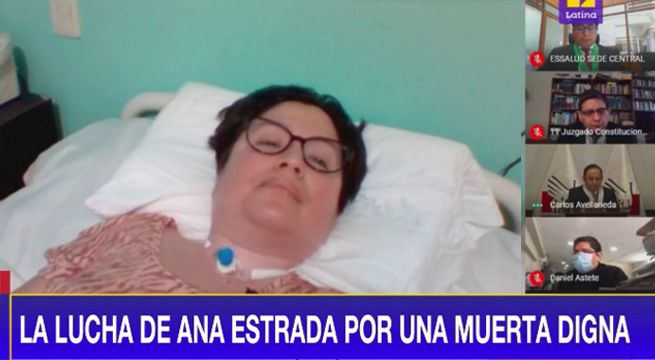 Eutanasia en Perú: se realizó audiencia por caso de Ana Estrada [Video]