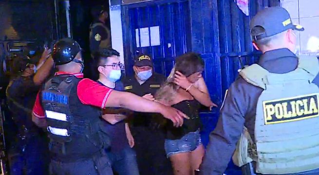 Intervienen a 150 personas en discoteca clandestina de San Martín de Porres