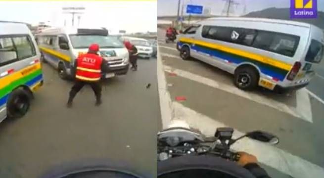 Nuevas imágenes de persecución a combi que embistió a fiscalizadora [Video]