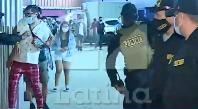 Así fue la intervención a cientos de jóvenes en fiesta Covid de Comas