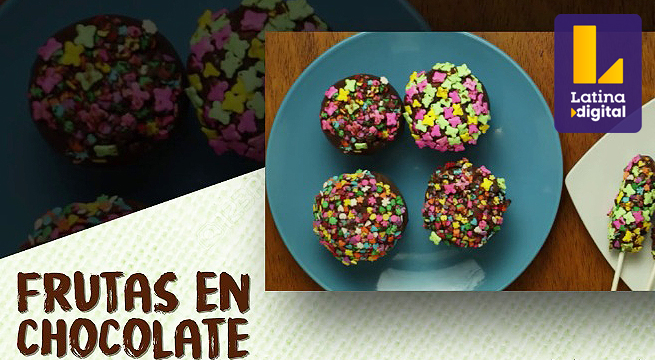 Aprende a preparar unas deliciosas ‘Frutas de chocolate’