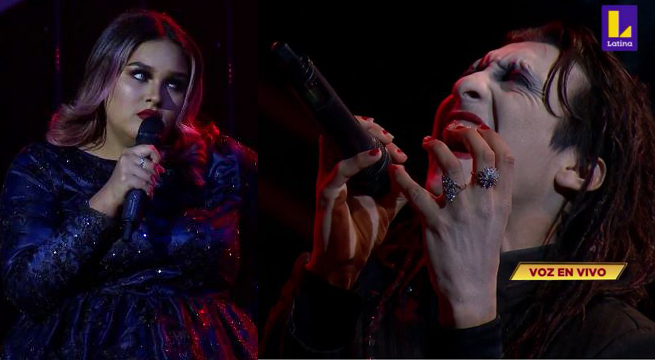 Imitadores de Marilyn Manson y Adele cantaron a dúo “Sweet dreams”