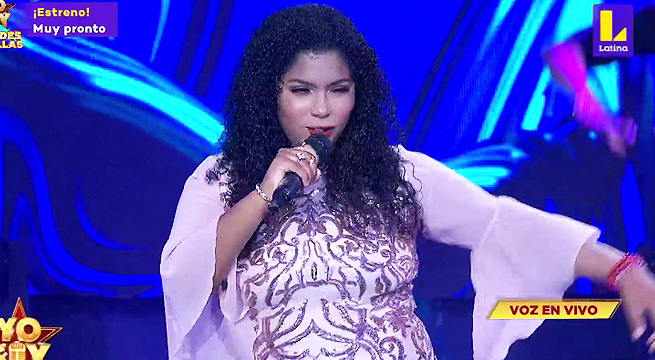 Imitadora de Eva Ayllón puso a bailar a todos con 