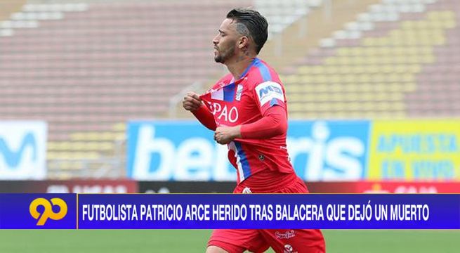 Futbolista Patricio Arce herido tras balacera que dejó un muerto