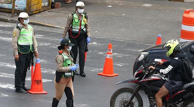 Más de 8.500 personas fueron multadas en Lima por no respetar las normas sanitarias