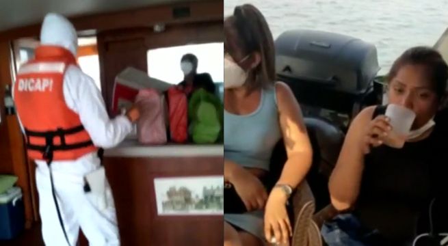 Callao: intervienen yate donde se realizaba una fiesta con orquesta en vivo