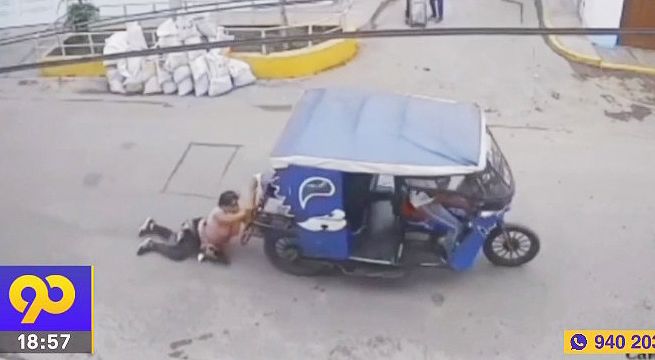 Arrastran dos cuadras a mujer para robarle celular [Video]