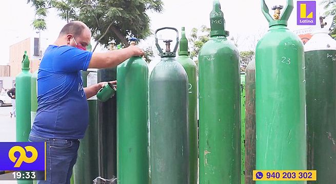 Recarga de balones de oxígeno sube de 30 a 80 por día [Video]