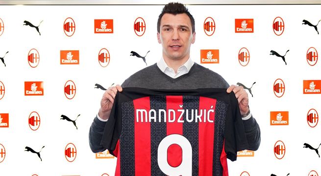 AC Milan anuncia la contratación de Mario Mandzukic