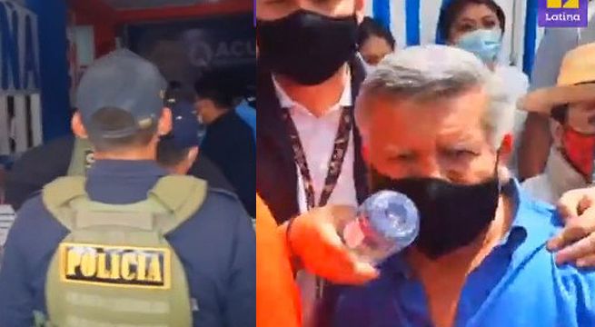 Policía interviene actividad de César Acuña por incumplir normas para evitar contagios [Video]