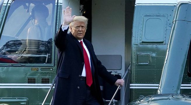 Donald Trump deja Washington antes de que Biden asuma la presidencia de EEUU