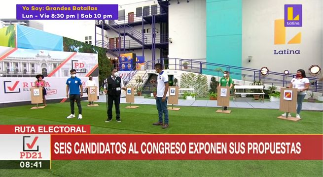 Ruta Electoral: jóvenes postulantes al Congreso presentaron sus propuestas