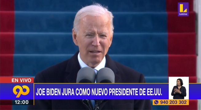 Joe Biden: “Hoy celebramos el triunfo de la democracia”