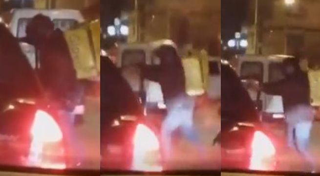 Falso repartidor asaltó vehículos aprovechando hora punta [Video]