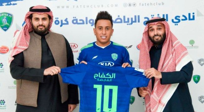 Christian Cueva fue anunciado como nuevo jugador del Al Fateh