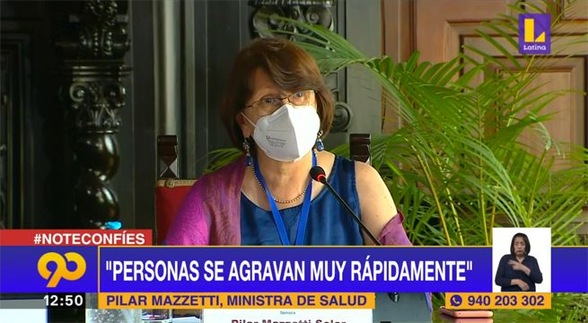 Pilar Mazzetti: “Los pacientes se agravan rápidamente”