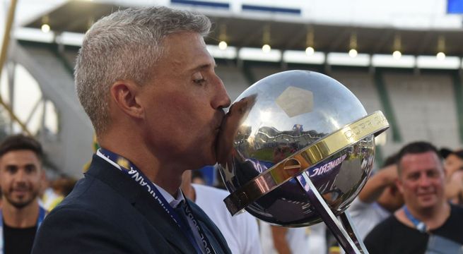 Hernán Crespo se despidió de Defensa y Justicia y dirigirá el Sao Paulo de Brasil
