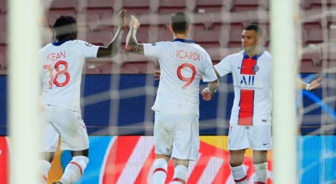 PSG golea 4-1 al Barcelona en el Camp Nou por la Champions