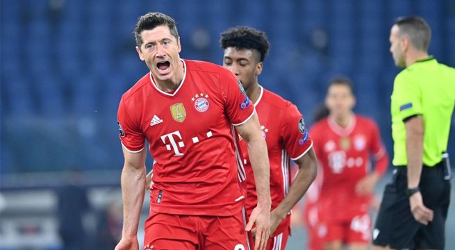 Bayern Múnich golea a Lazio en la ida de los octavos de final de la Champions League