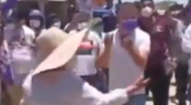 Julio Guzmán causa polémica tras generar aglomeración en Piura