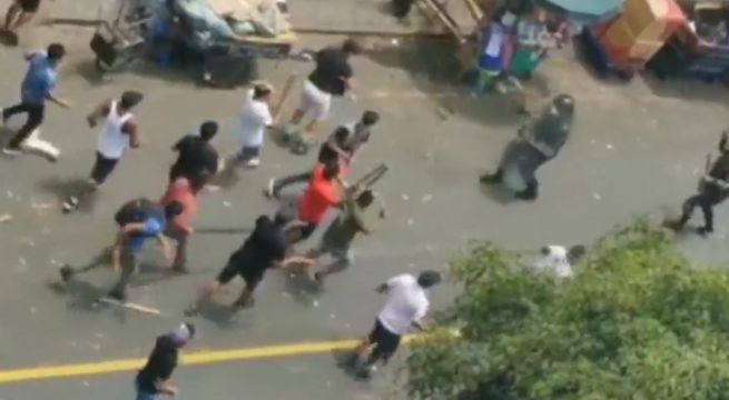 Mesa Redonda: cuatro fiscalizadores quedan heridos tras enfrentamiento con ambulantes