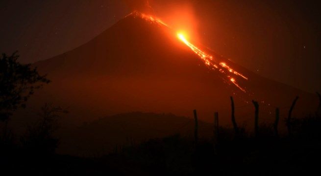 Volcán cubre de cenizas el noroeste de Nicaragua