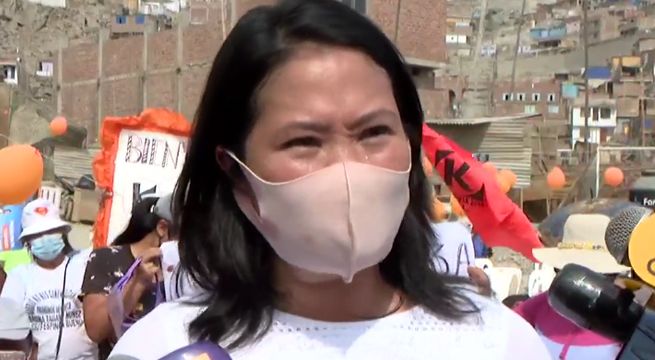 Keiko Fujimori se pronunció sobre la vacunación de Alejandro Aguinaga
