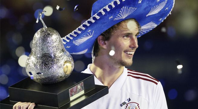 Alexander Zverev conquistó el Abierto Mexicano de Tenis