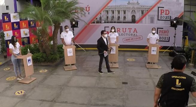 Cuatro candidatos al Congreso por Lima debaten propuestas en la Ruta Electoral