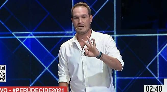 George Forsyth a Verónika Mendoza: 