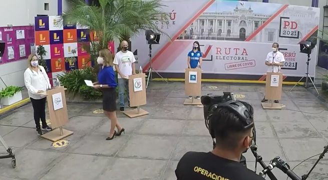 Cuatro candidatos al Congreso por Lima se presentaron hoy en la Ruta Electoral